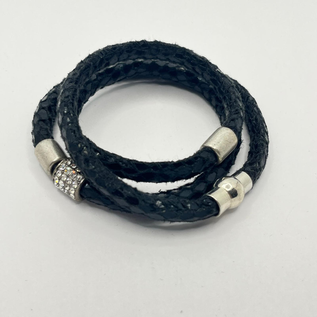 7053 Vintage Swarovski Kristallen Wickelarmband 59cm