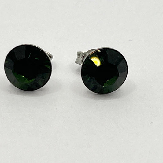 30706 Vintage Swarovski Kristallen Ohrhanger 8mm