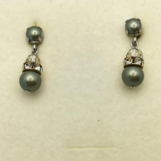 30633 Vintage Swarovski Kristallen Ohrhanger 27mm