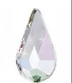 Swarovski® Flatback Hotfix Teardrop Crystal Aurore Boreale 8x8.4mm
