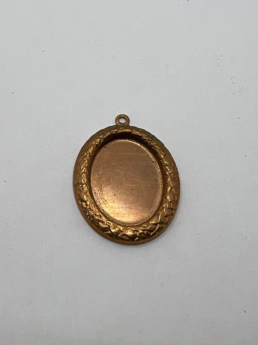 1226 Vintage Rhodium Anhänger 33mm