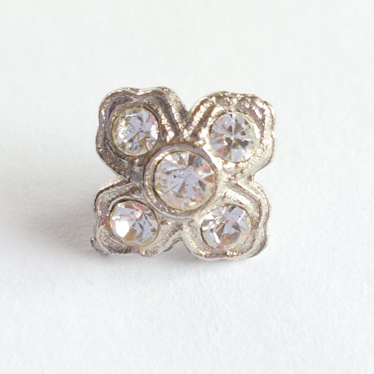 4069 Knopfe mit Swarovski Kristallen 9mm