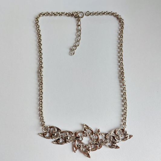 Vintage Viktorianische Filigren Trachten Collier 38cm