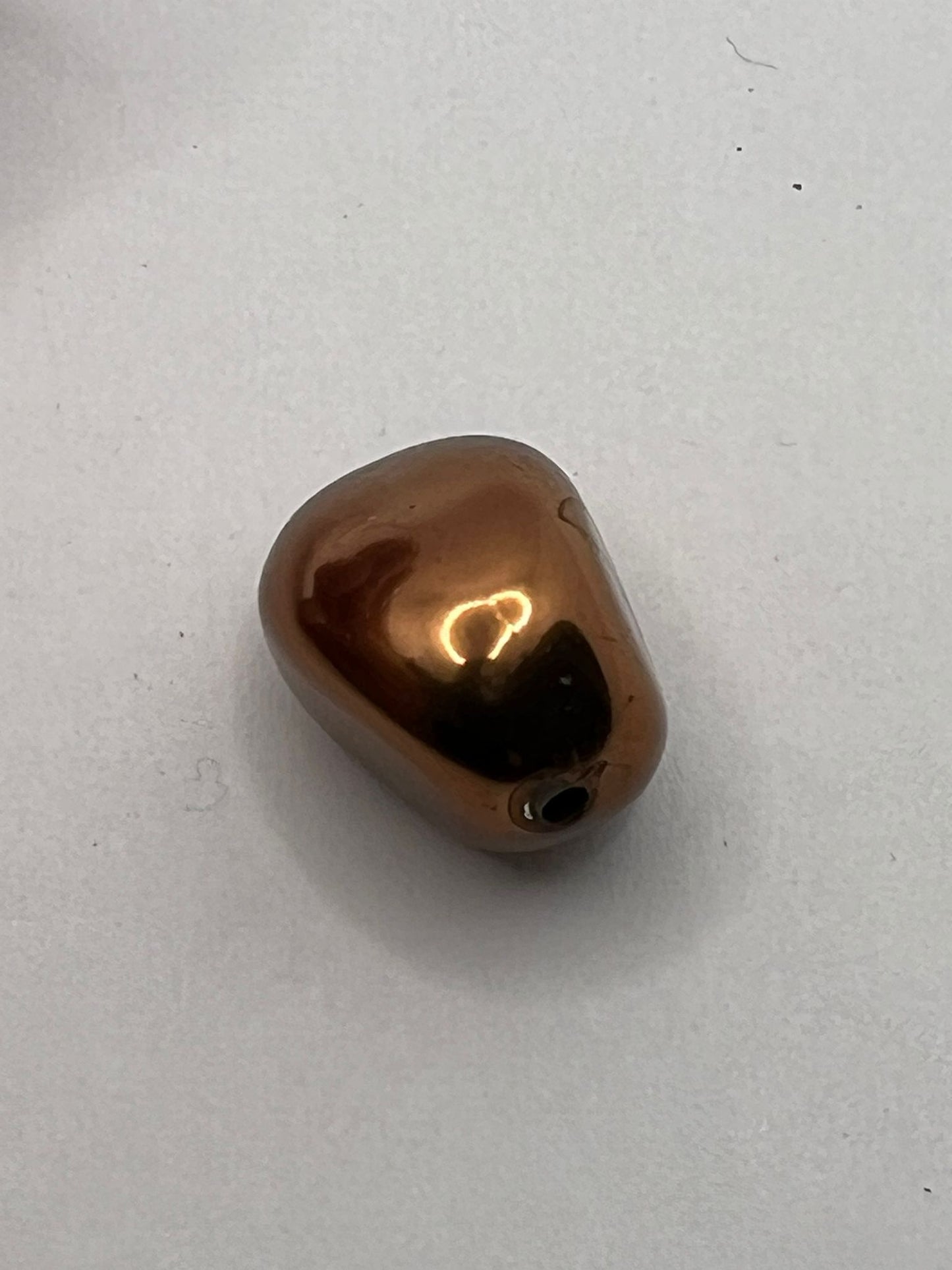 59486 Vintage Plated Perle 17mm