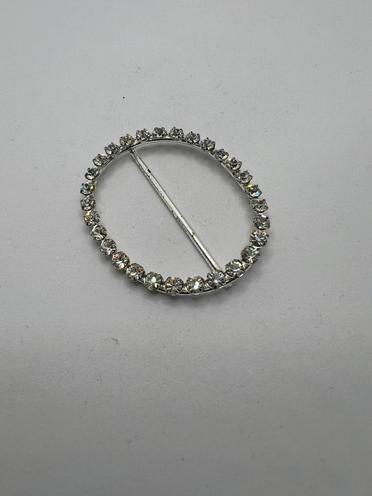 2477 Vintage Swarovski Kristallen Schalhalter 39mm