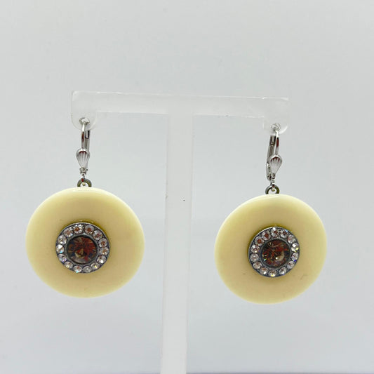 30795 Vintage Swarovski Kristallen Ohrhänger 20mm