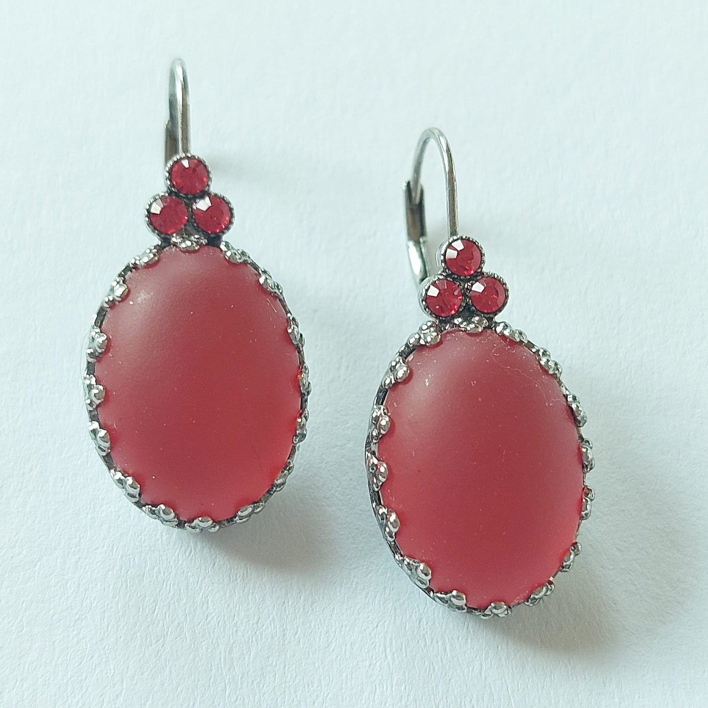 3896 Vintage Earring mit Swarovski Rivoli