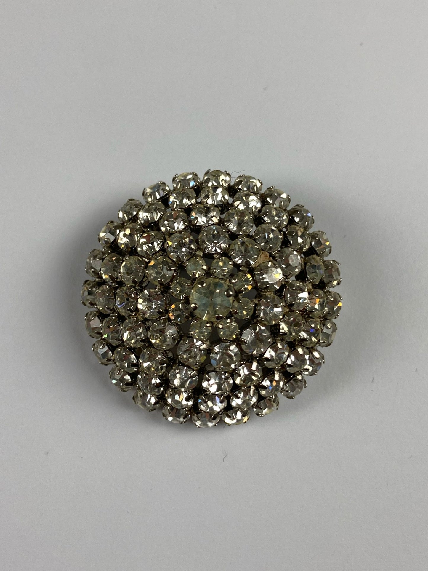 8722 Vintage Swarovski Kristallen Brosche 33mm