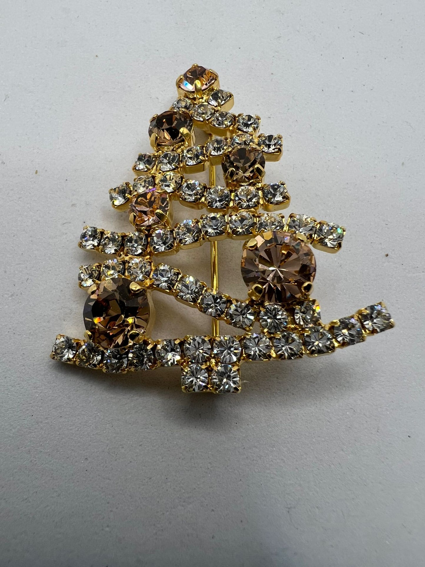 8863 Vintage Swarovski Kristallen Brosche 45mm