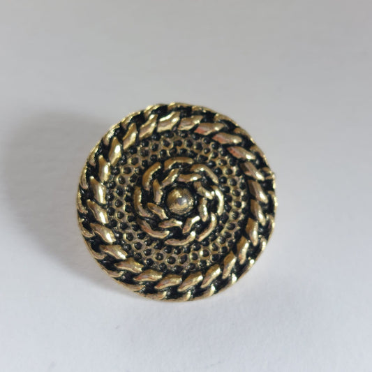 4111 Knopfe mit Swarovski Kristallen 18mm