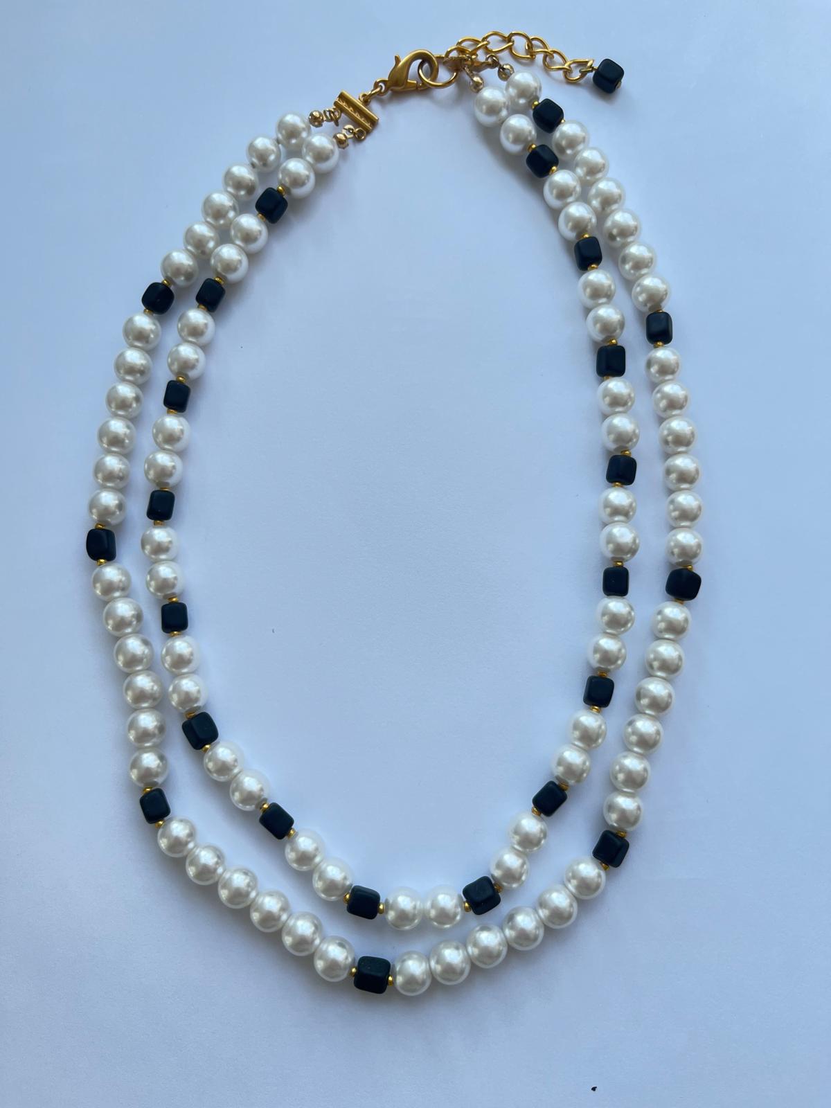 6076 Vintage Swarovski Kristallen Perlenkette 43cm