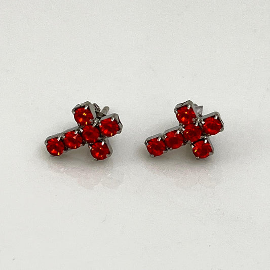 30381 Vintage Swarovski Kristallen Ohrstecker 13mm