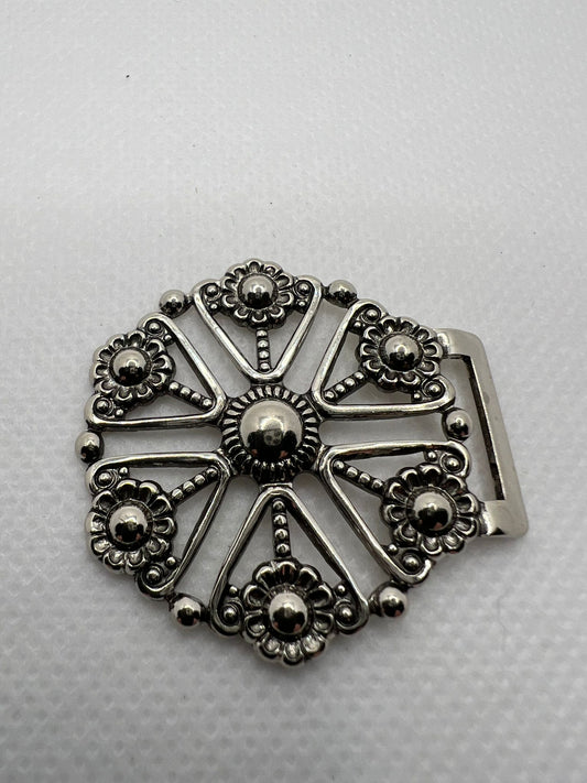 5857 Vintage Rhodium Filigren Schmuckzubehör 40mm