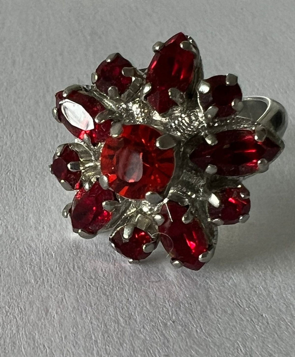 9760 Vintage Swarovski Kristallen Ring 20mm