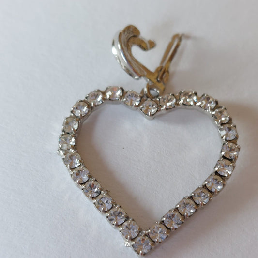 6927 Vintage Heart Anhänger mit Swarovski Crystals
