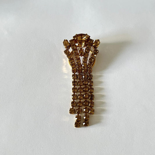 2528 Vintage Swarovski Kristallen Schalhalter 80mm