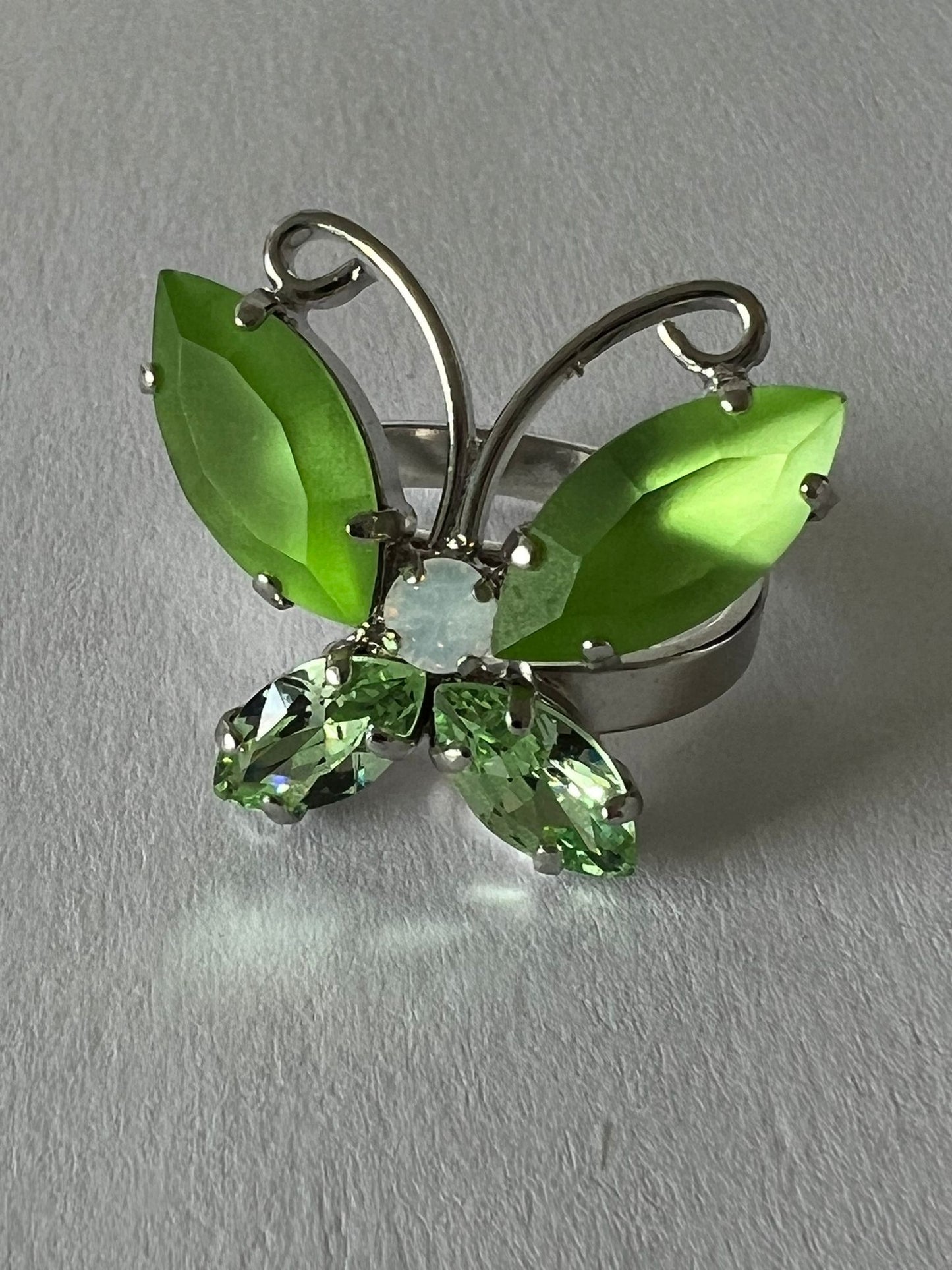 9739 Vintage Swarovski Kristallen Ring 23mm