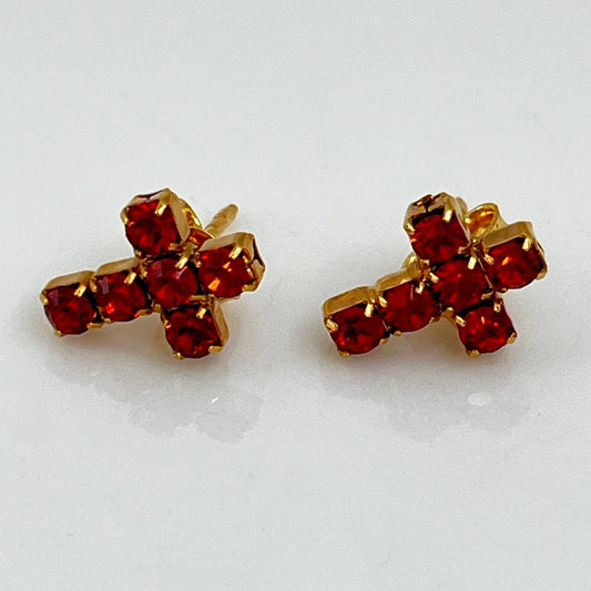 30382 Vintage Swarovski Kristallen Ohrstecker 13mm