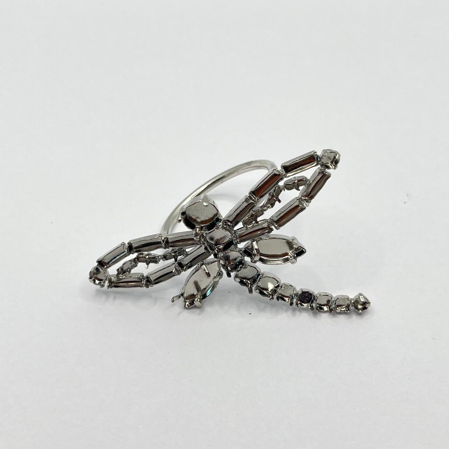 2507 Vintage leerer Schalhalter zum Befüllen mit Swarovski Kristallen 60mm
