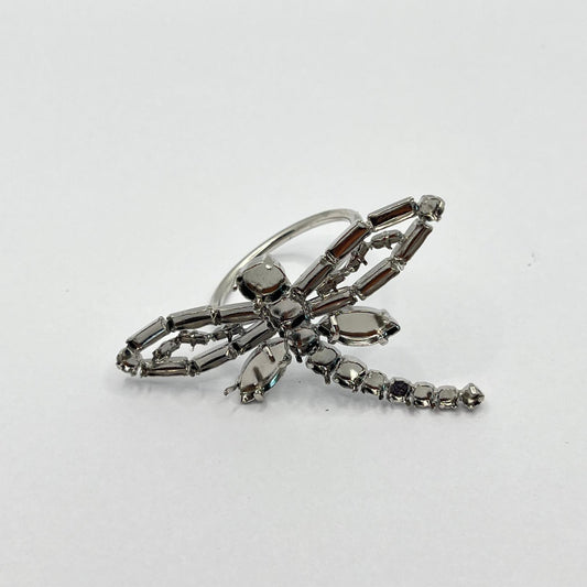 2507 Vintage leerer Schalhalter zum Befüllen mit Swarovski Kristallen 60mm