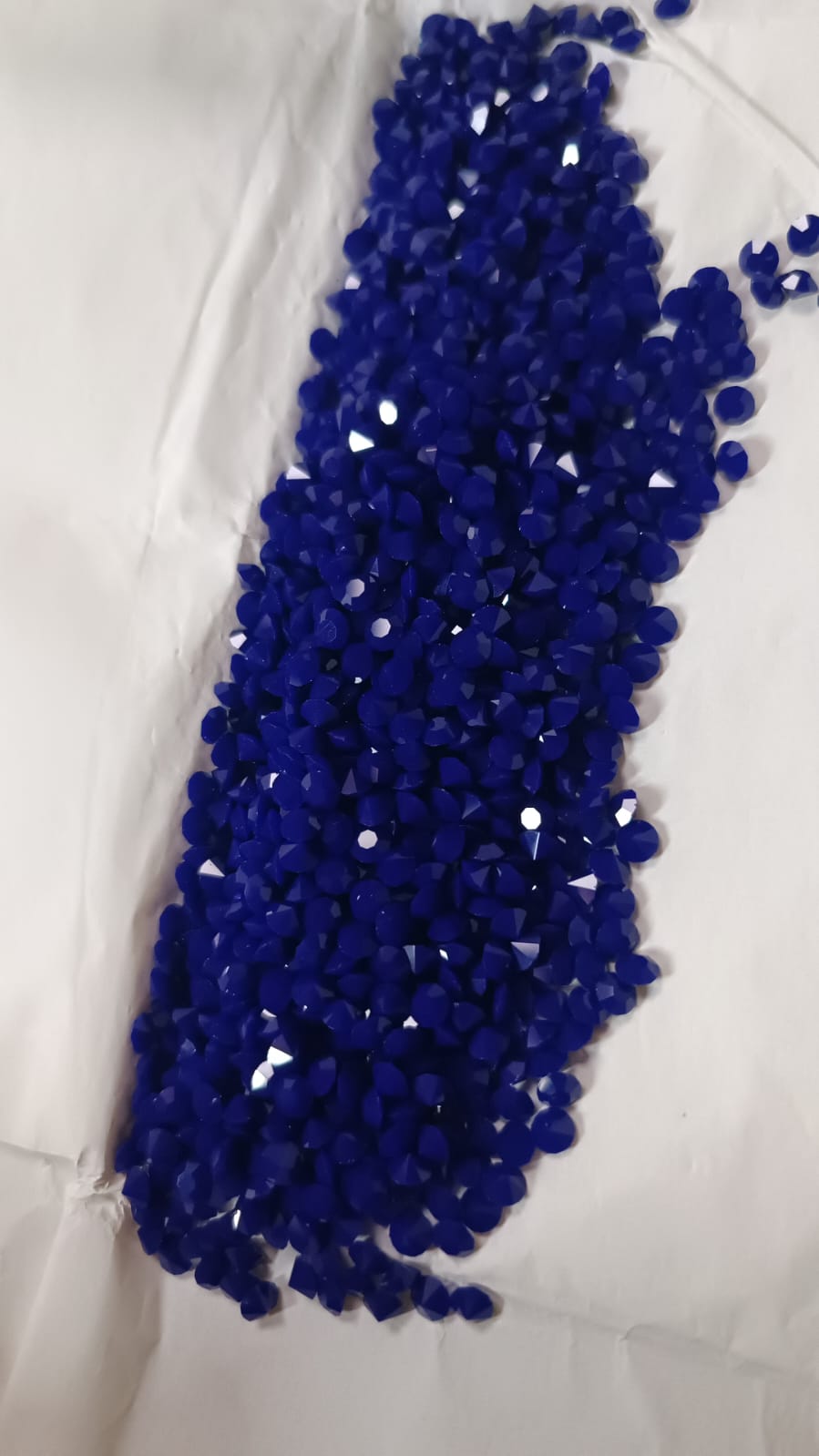 Swarovski® Chaton Vintage Navy Blue Unfoiled PP24