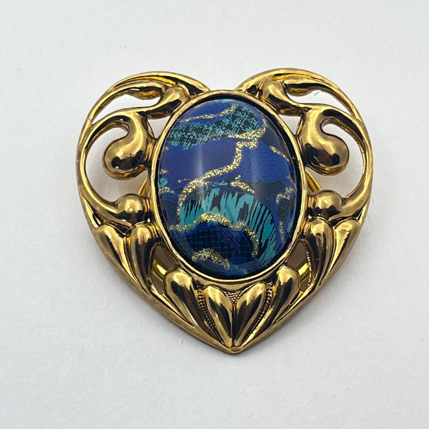 2454 Vintage Cabochon Schalhalter 40mm