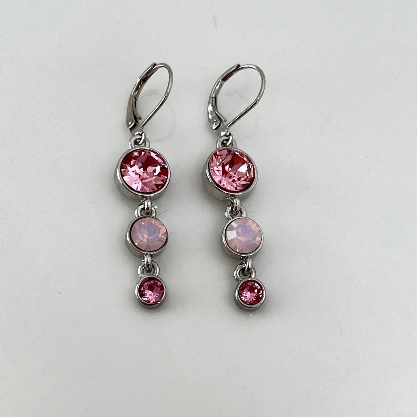 30323 Vintage Swarovski Kristallen Ohrringe 34mm