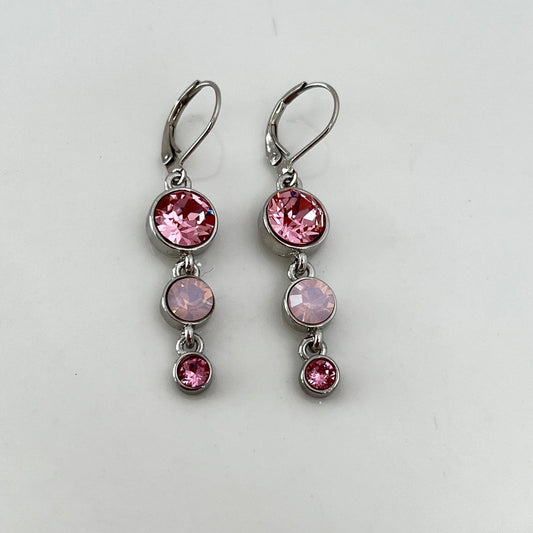 30323 Vintage Swarovski Kristallen Ohrringe 34mm