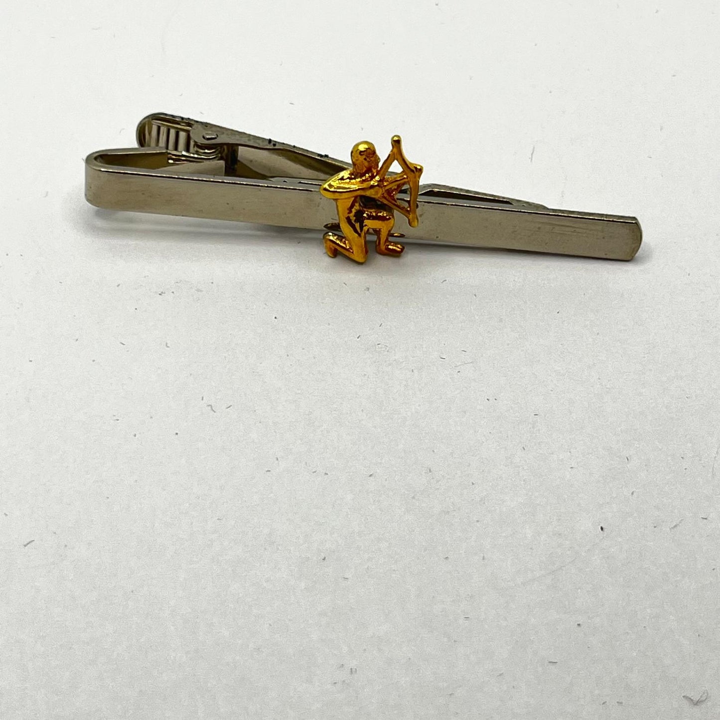 5888 Vintage Kravattenklammer Sternzeichen Schütze 60mm