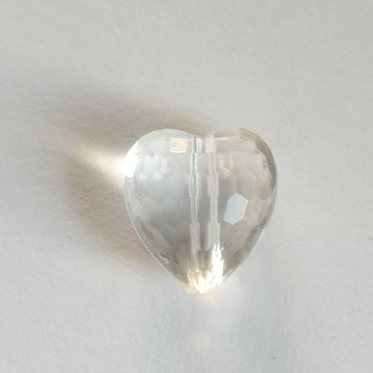 5551 Vintage Crystal Disco Heart Anhänger 8mm