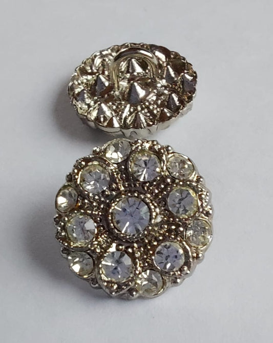 4001 Knöpfe mit Swarovski Kristallen 13mm