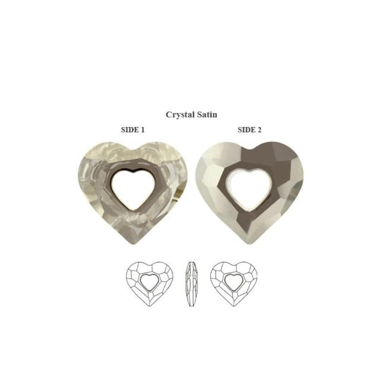 Swarovski® Limited Edition Miss U Heart Crystal Satin Anhänger 26mm