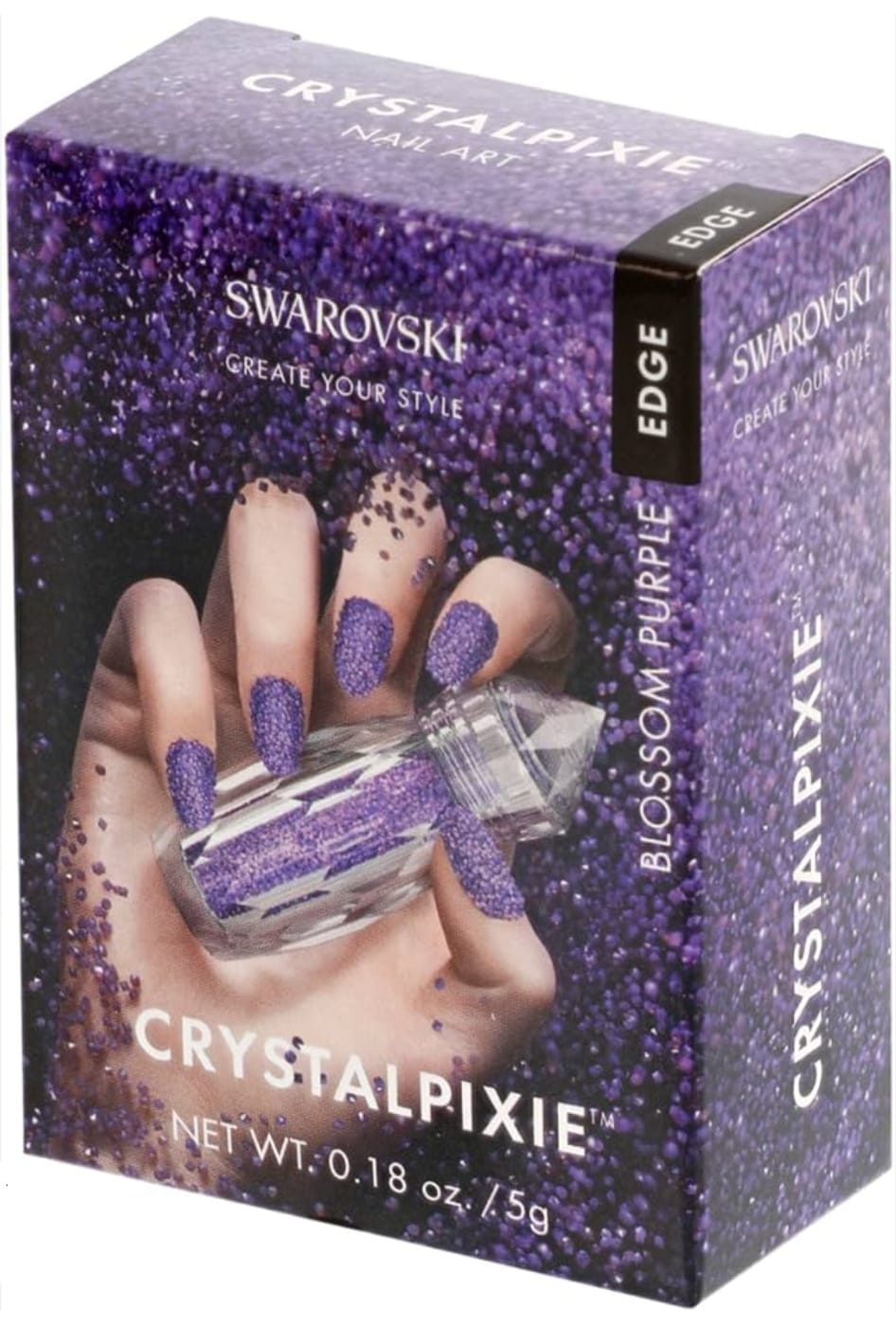 Swarovski® Crystal Pixies Edge-Pure Crystals Blossom Purple