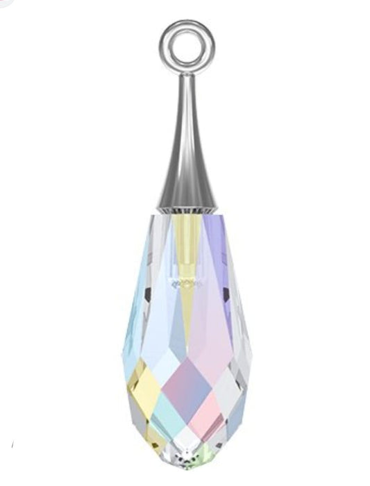 Swarovski® Anhänger Drop Cap Aurore Boreale 31.5mm
