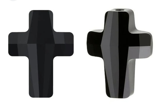 Swarovski® Beads Cross Jet 18mm