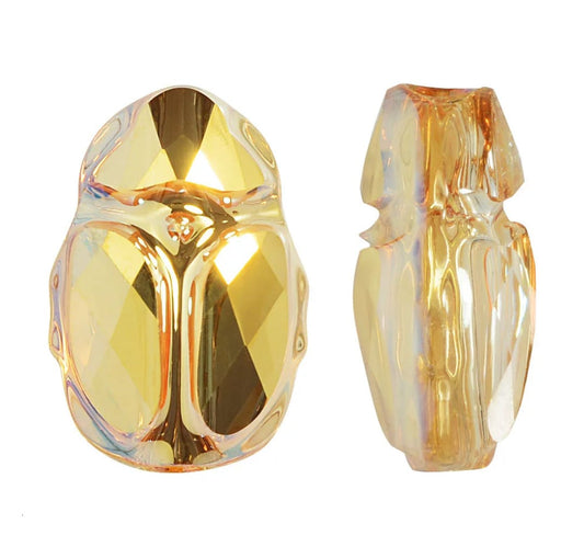 Swarovski® Beads Scarabeaus Metallic Sunshine 12mm