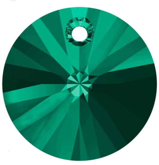 Swarovski® Anhänger Xilion Emerald 6mm