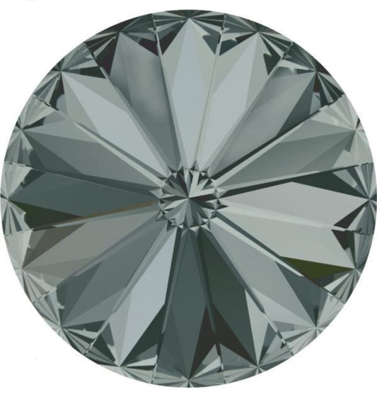 Swarovski® Rivoli Black Diamond 8mm