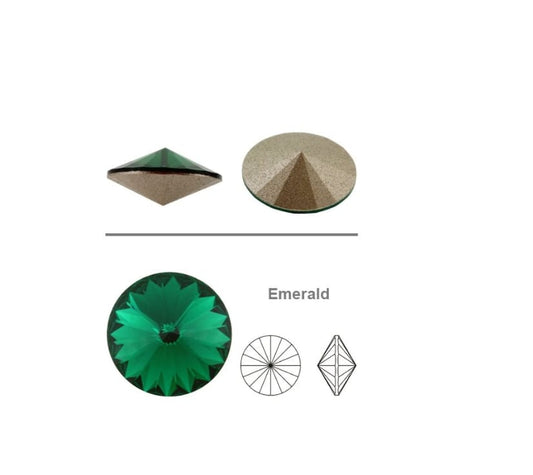 Swarovski® Rivoli Emerald 8mm