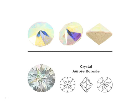 Swarovski® Pointed Chaton Aurore Boreale SS29