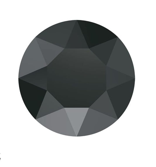 Swarovski® Chaton Jet Hematite Unfoiled SS34