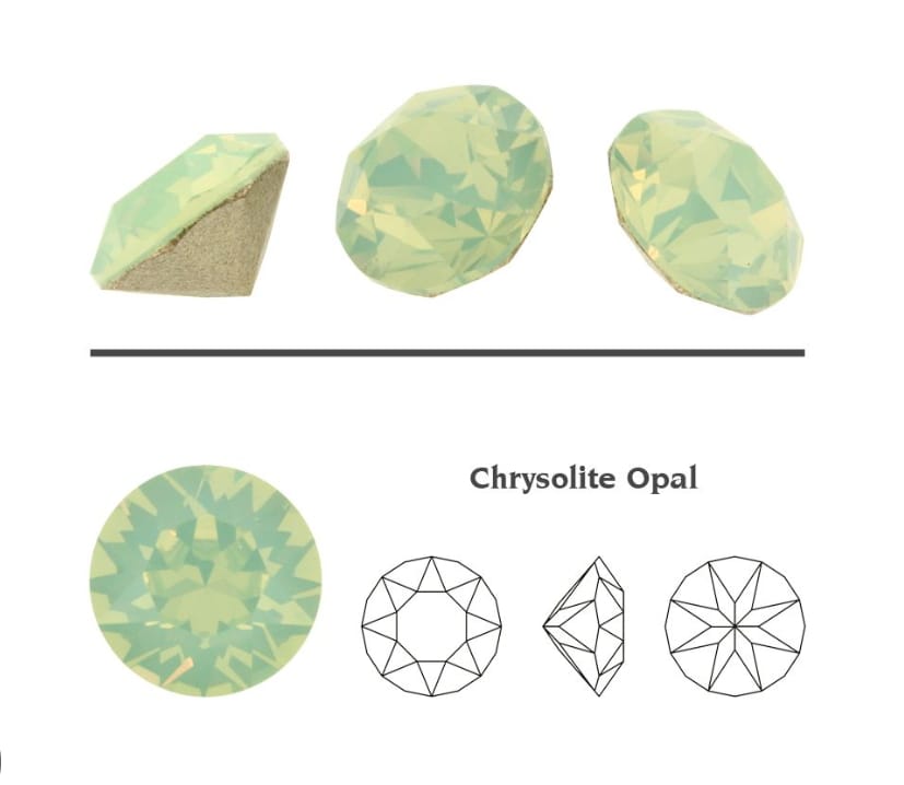 Swarovski® Chaton Chrysolite Opal SS34 - WRONG SKU, UPDATE W RENE