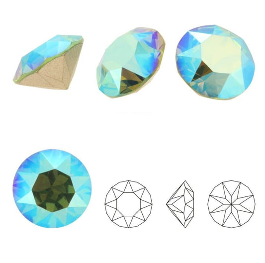 Swarovski® Chaton Erinite Aurora SS39