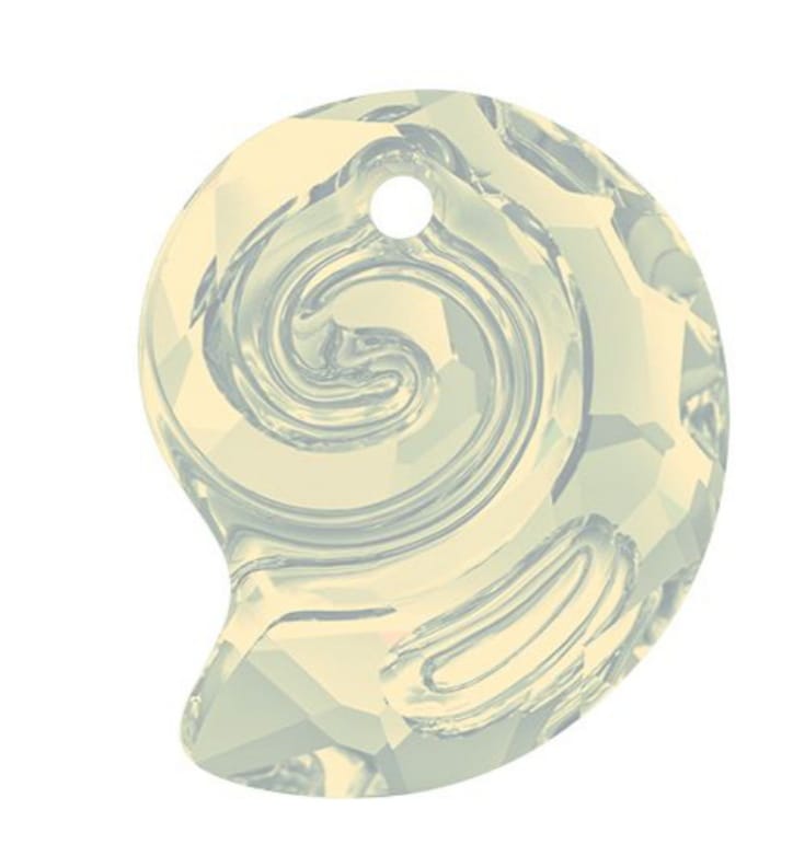 Swarovski® Anhänger Sea Snail White Opal 14mm