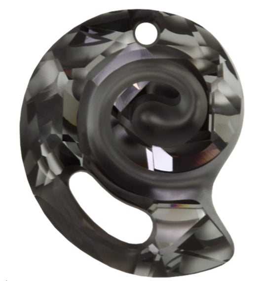 Swarovski® Anhänger Sea Snail Silver Night 14mm