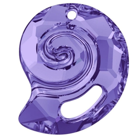Swarovski® Anhänger Sea Snail Tanzanite 14mm