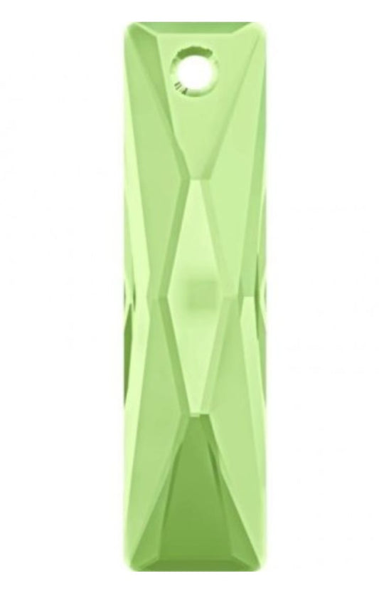 Swarovski® Anhänger Queen Baguette Peridot 25x7mm