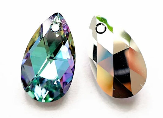 Swarovski® Anhänger Pear Cut Vitrail Light Rückseite Verspielt 22mm