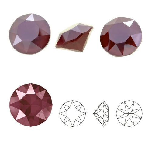 Swarovski® Chaton Dark Red SS29