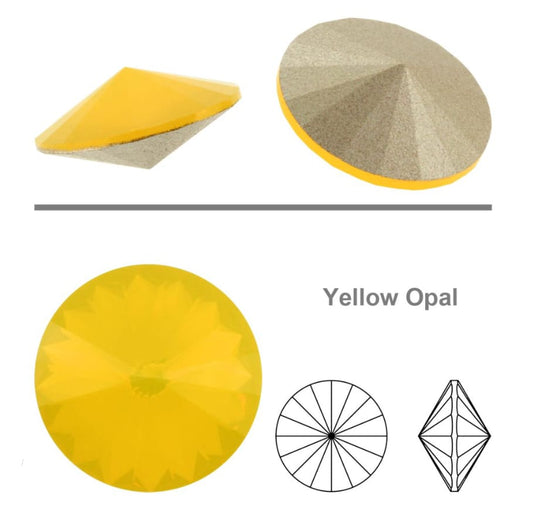 Swarovski® Rivoli Yellow Opal 10mm